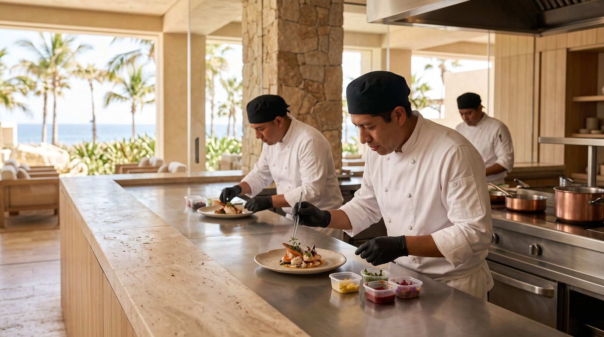 Restaurantes, cocina y housekeeping
