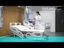 Cama hospitalaria eléctrica 3 funciones ABS