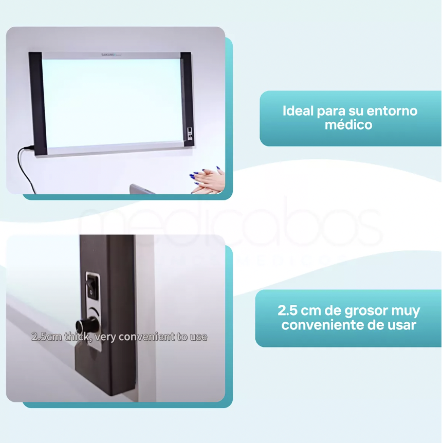 Visor de rayos X dúplex