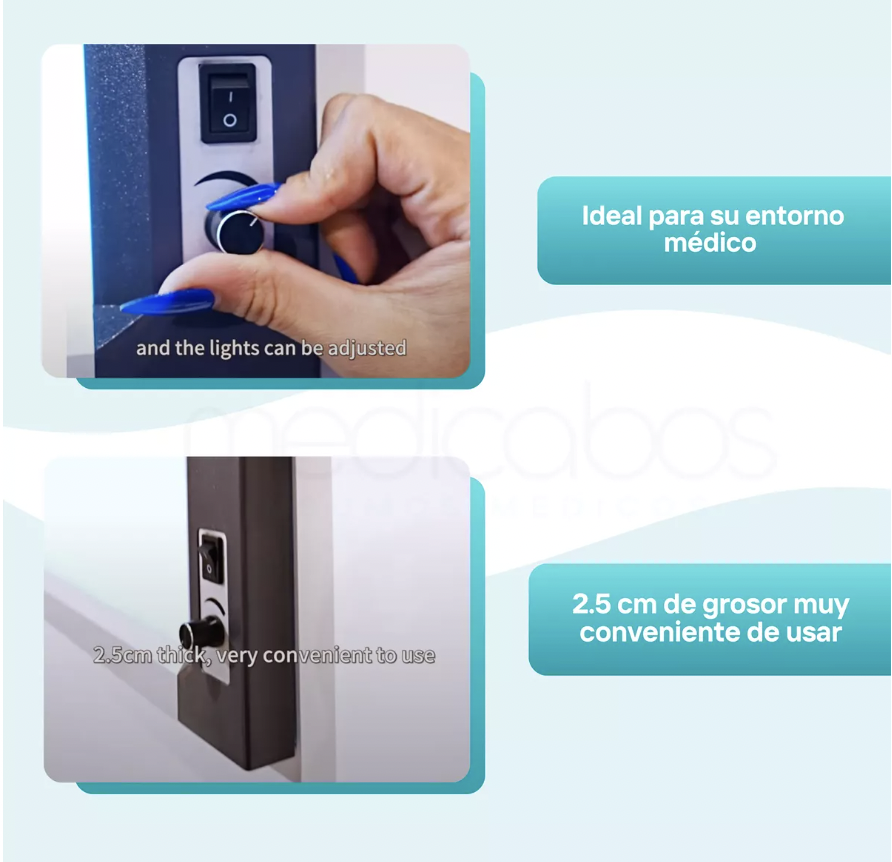 Visor de rayos X dúplex