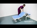 Silla tipo cama para visitante de paciente