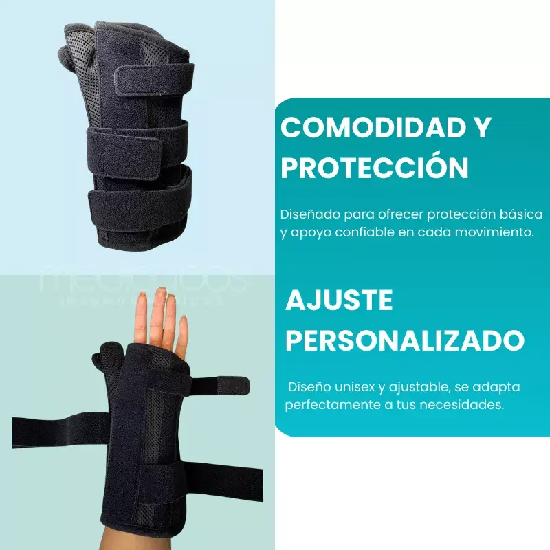 6Férula Muñequera Ortopedica Cómoda Y Ajustable Ambidiestra.webp