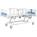 Cama hospitalaria eléctrica 3 funciones Azul