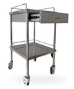 Mesa Pasteur con Cajón de acero inoxidable
