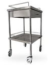 Mesa Pasteur con Cajón de acero inoxidable