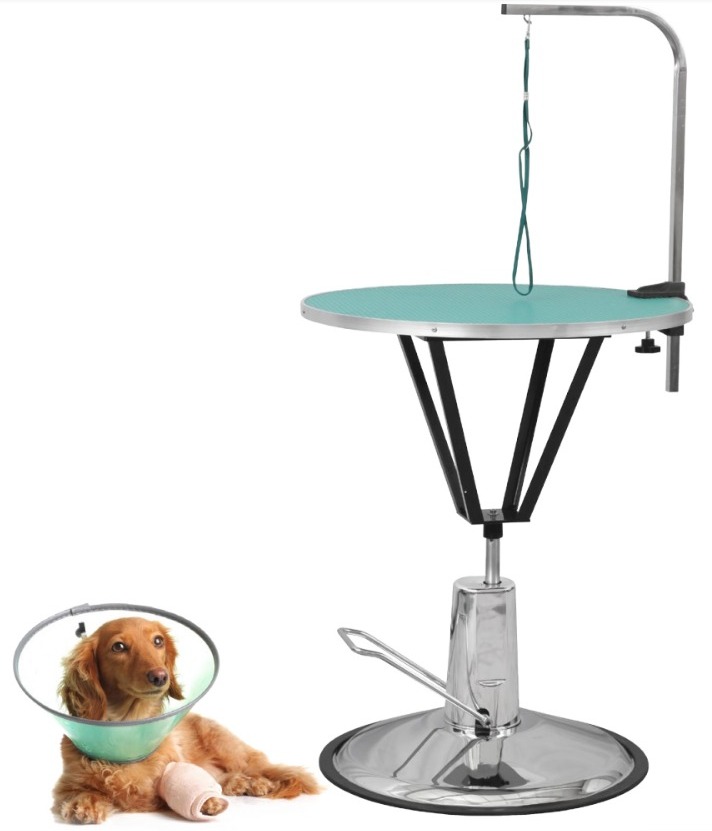 Mesa de aseo para mascotas hidraulica