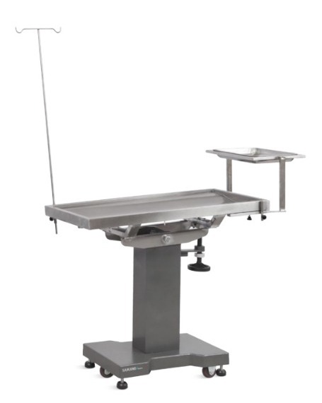 Mesa de operaciones veterinaria manual