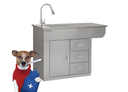Mesa para baño de mascotas