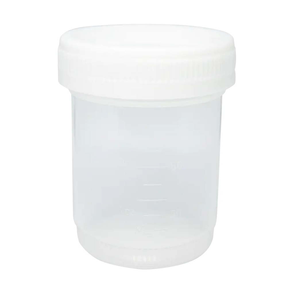 [PW006] Vaso recolector para muestra 120 ml premium sin empaque tapa blanca