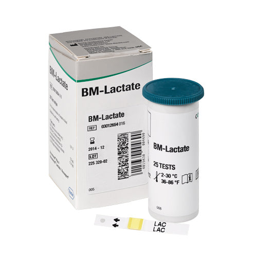 Tiras Reactivas Bm-Lactato C/25 Tiras