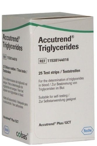 Tiras Reactivas Trigliceridos Accutrend P/25