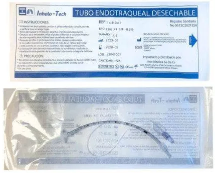 Tubo Endotraqueal Con Globo # 3 Mca Inhalotech