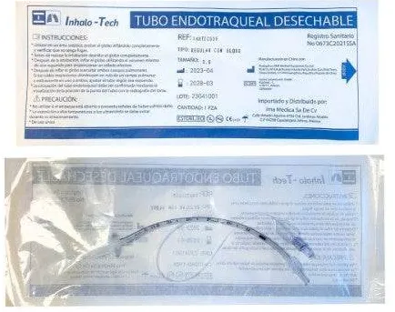 Tubo Endotraqueal Con Globo # 5.5 Mca Inhalotech