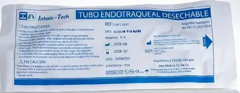 Tubo Endotraqueal Sin Globo # 4 Mca Inhalotech