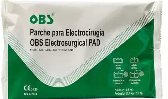 PLACA PARA ELECTROCAUTERIO DESECHABLE ADULTO CON CABLE OBS