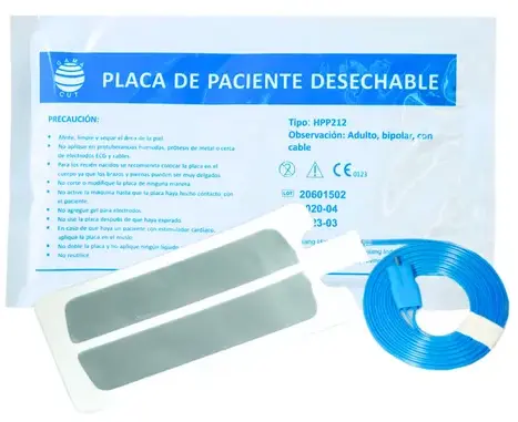 [GCAC9018909099C] Placa Para Electrocauterio Desechable Adulto Con Cable gamacut