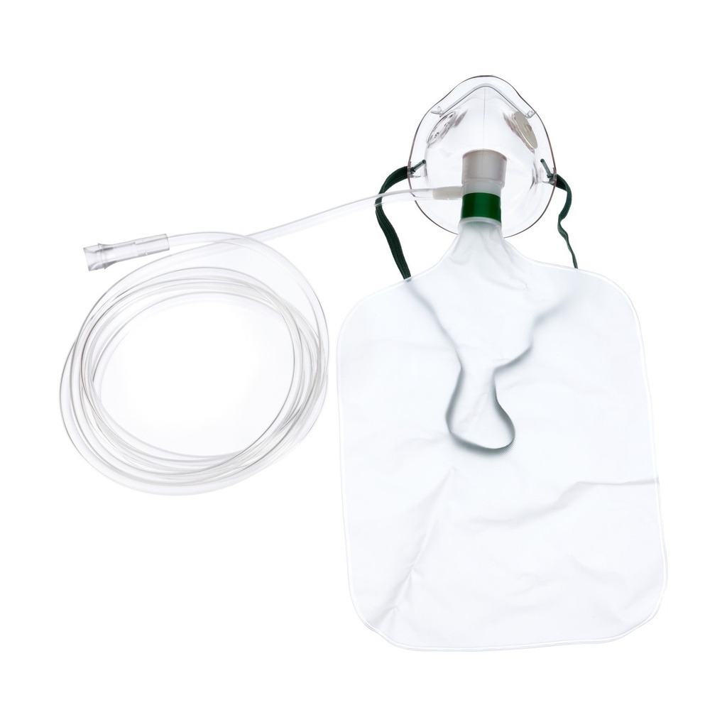 [1058] Mascarilla De Oxigeno Sin Re-Inhalacion Con Valvula De Seguridad Pediatrica