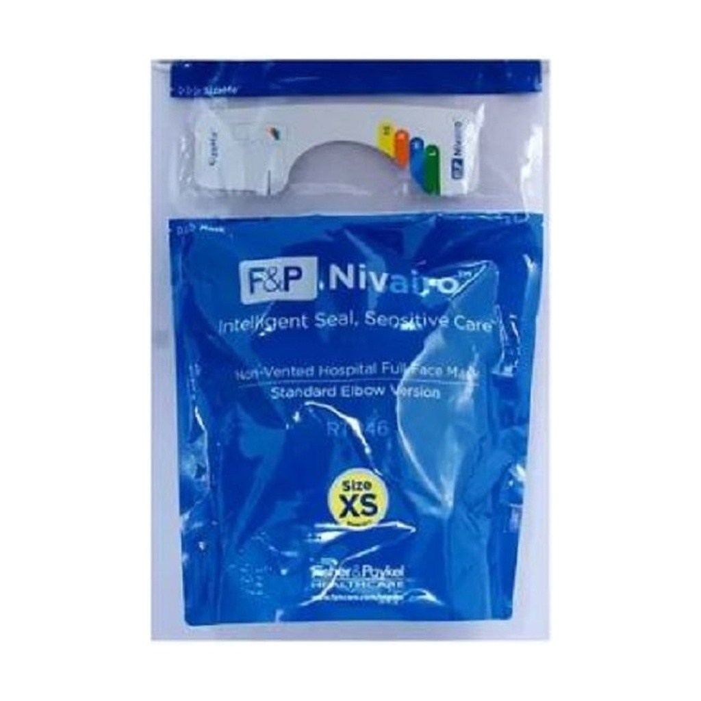 [RT046XS] Mascarilla Niv Rostro Completo No Ventilada Estandar Desechable Extra Chica