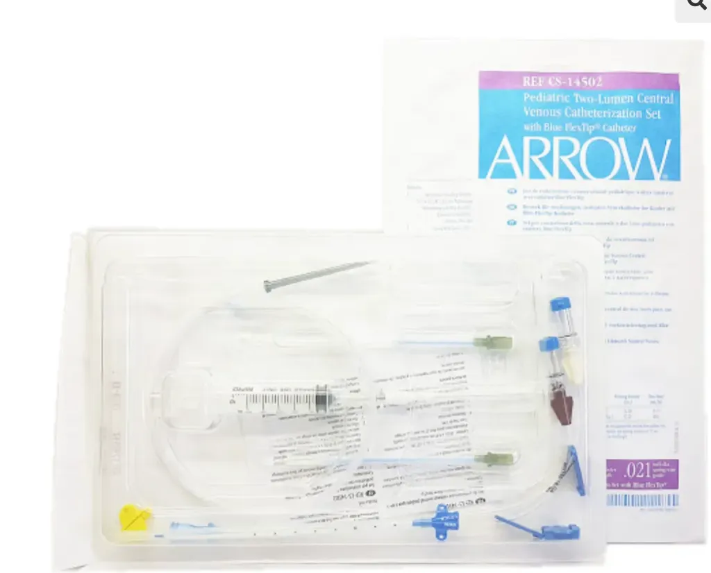 [ARRCV-14502] Cateter Venoso Central Arrow 2 Lumenes 5Fr. X 20Cm (18/20Ga) 13Cm