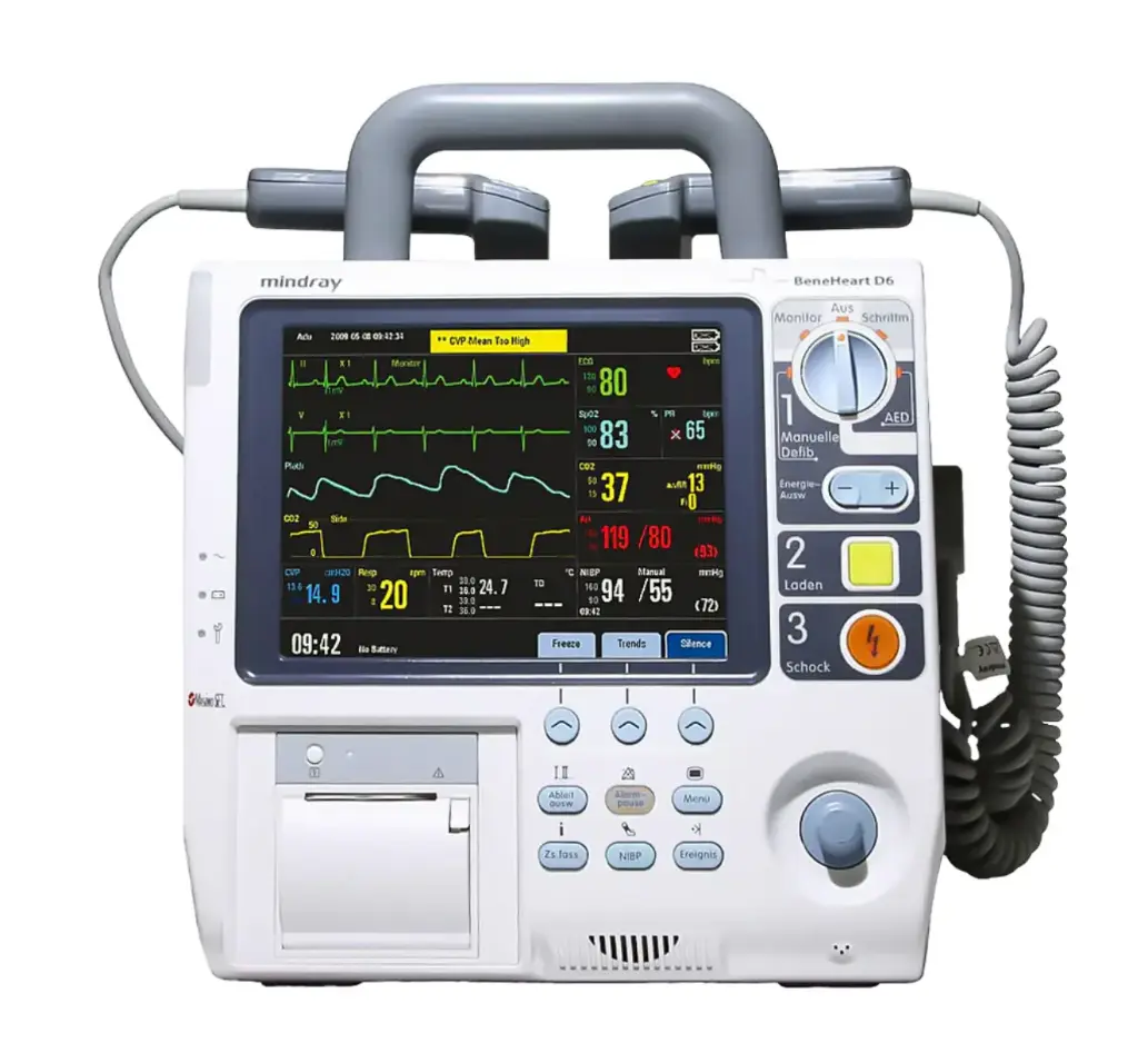 [BENEHEARTD6] Desfibrilador Monitor Bifasico Profesional 4 en 1 5 parametros - BENEHEARTD6