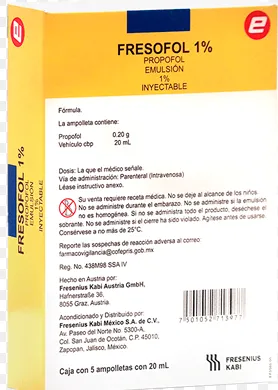 Propofol (Fresofol) 1% Sol Iny C5 Amp Fresenius Kabi