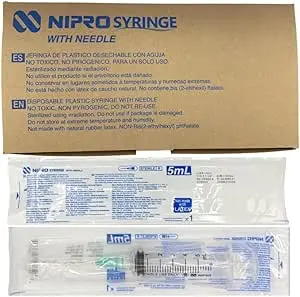 [NI0011] Jeringa desechable Nipro 5ml  21G x 32mm (1 1/4") Verde