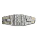 Faja Cinturon De Soporte Lumbar Elástica Color Gris