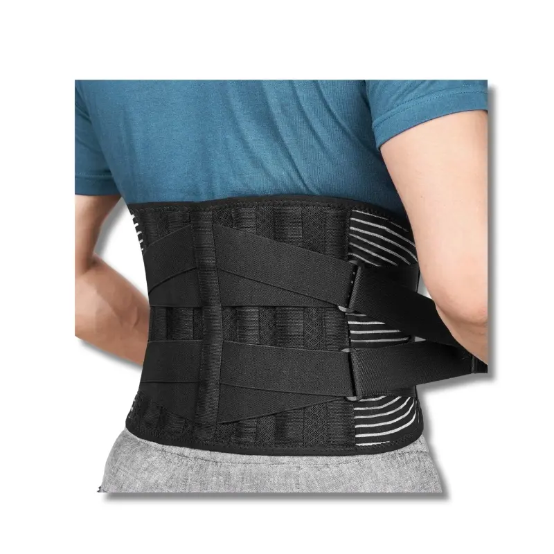 [MC-BRA-S] Cinturón Faja De Soporte Lumbar con 6 soportes (Chico)