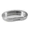 Riñonera de acero inoxidable