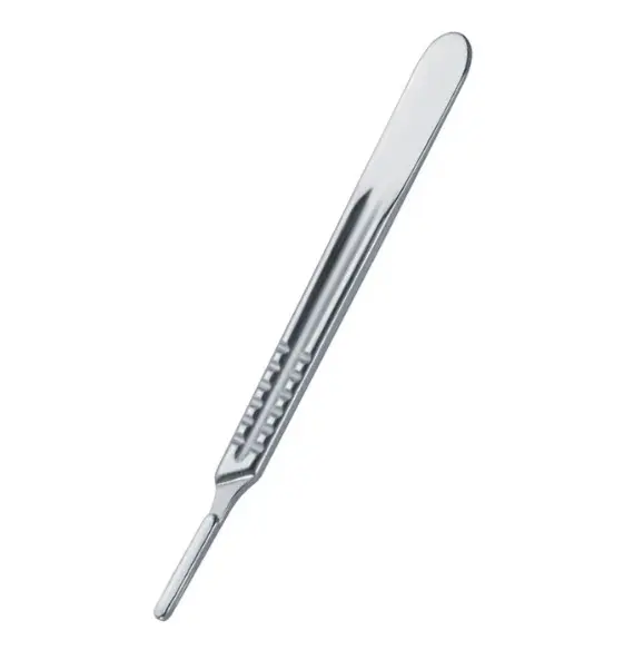 [2-4] Mango Para Bisturi #4. 13.5 Cm. De Longitud. H.S.