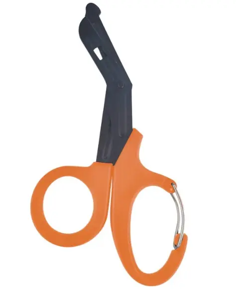 Tijera De Uso Rudo Naranja Solido 15 Cm. H.S.
