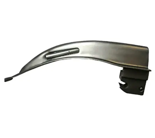 [1-122-1] Hoja De Laringoscopio Mcintosh Curva #3. Luz Estandar. Longitud Total 12.4 Cm., Longitud De Trabajo 11 Cm., Adulto. H.P.