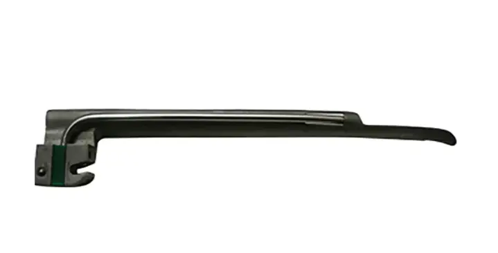 [1-146-1] Hoja De Laringoscopio Miller Recta # 00 Fibra Optica Longitud Total 6.5 Cm. Longitud De Trabajo 4.5 Cm. H.P.