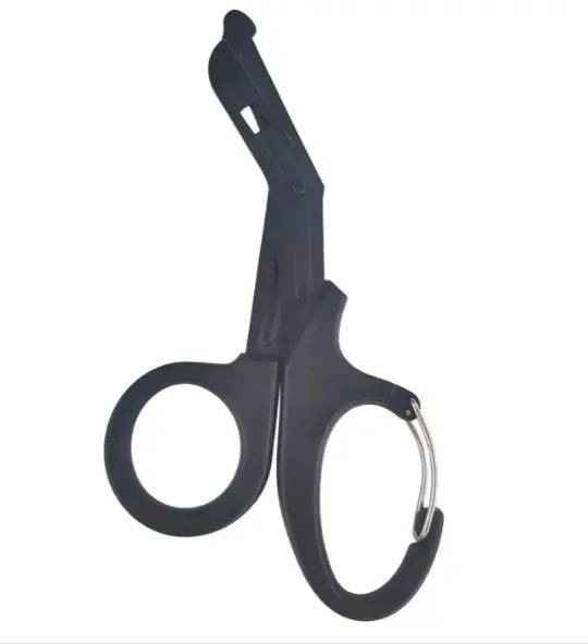 [7-64-N] Tijera De Uso Rudo Negro Solido 15 Cm. H.S.