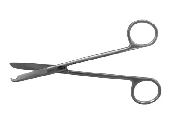 [7-55-7] Tijera Littauer 14 Cm. Punta En Forma De Gancho De Una Hoja. H.P.