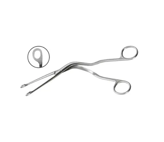 Pinza De Introduccion Magill Grande. Ramas Anguladas. H.P.