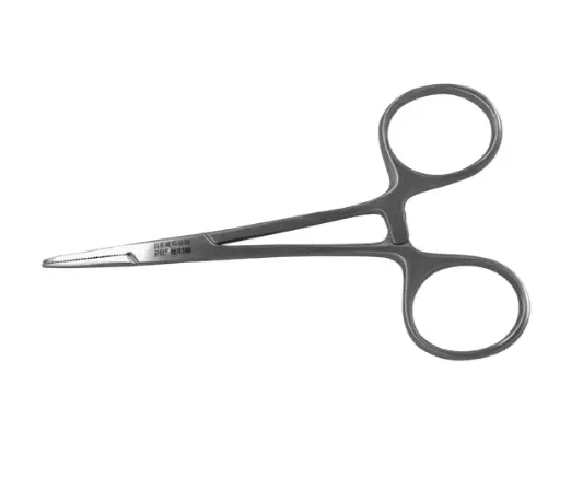[5-10-5] Pinza Halsted Mosquito O Micro Mosquito Recta 9 Cm. Sin Dientes. H.P.
