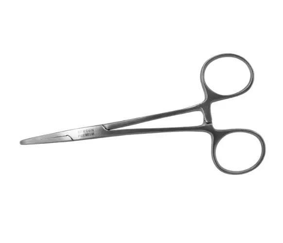 [5-12-5] Pinza Halsted Mosquito Recta 12 Cm. Sin Dientes. H.P.