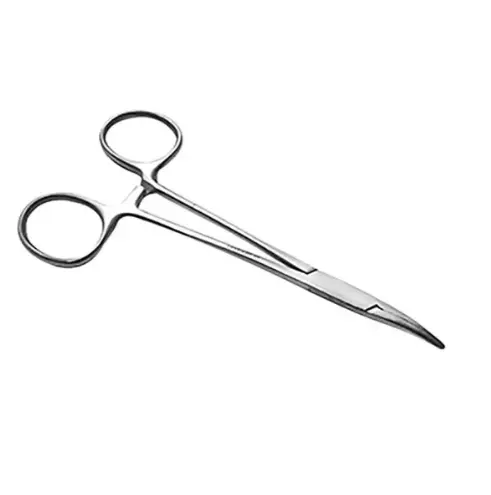Pinza Halstead Mosquito Jacobson Curva 12 Cm. Sin Dientes. H.P.