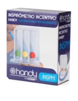 [INSPM] Inspirómetro Incentivo Handy. Ejercitador Pulmonar Respiratorio.