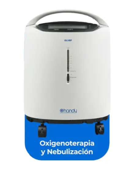 [OLV8F] Concentrador de Oxigeno y Nebulizador, 2 en 1. Silencioso, Compacto y Fácil de Operar. Puede Operarse con Control Remoto para Un Fácil Acceso. con Función de Timer de Apagado Automático.  - 5 litros por minuto de grado médico