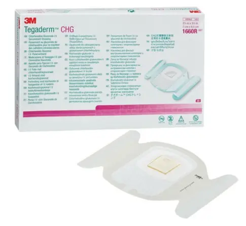 [1657R] Aposito con cojin clorhexidina Tegaderm CHG 8.5 x 11.5 cm