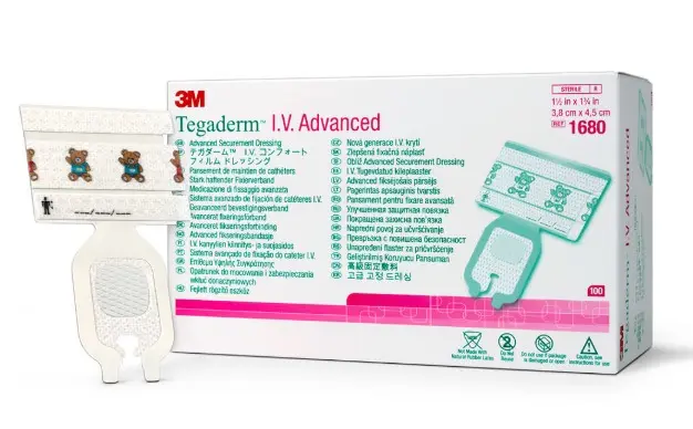 Aposito Tegaderm IV Advance Pediatrico 3.8 x 4 cm