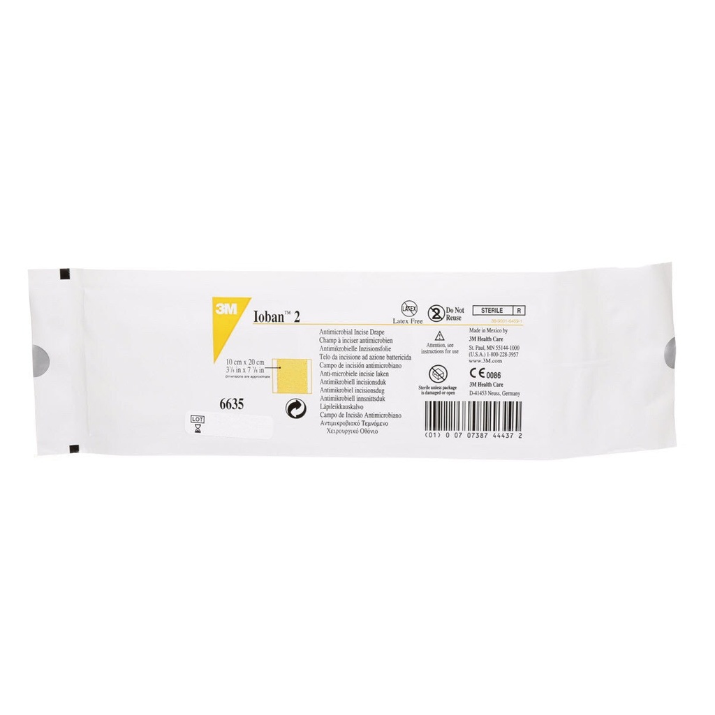 [6635] Campos quirurgicos de incision Ioban area adhesiva 10cm x 20cm