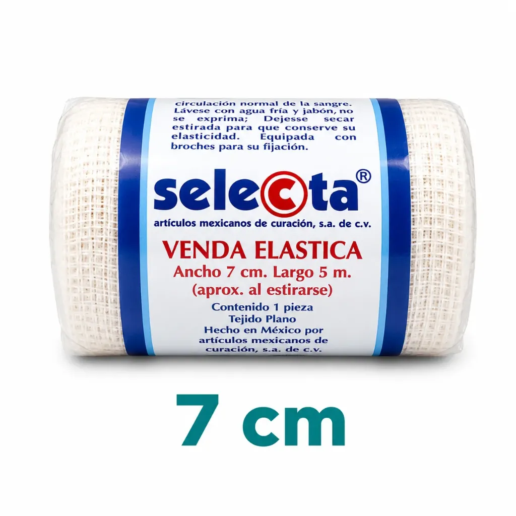 Venda Elastica De 7 cms. x 5 mts Selecta