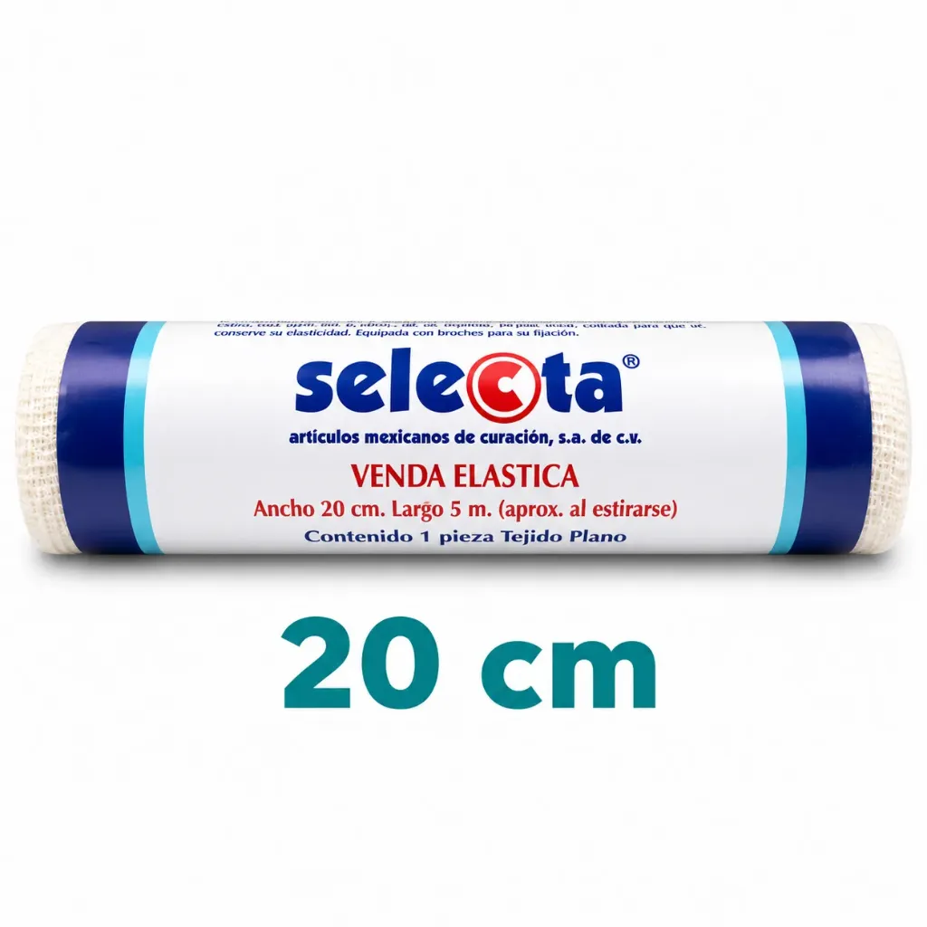 Venda Elastica De 20 cms. x 5 mts Selecta