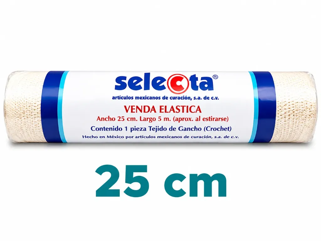 [SE006] Venda Elastica De 25 cms. x 5 mts