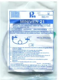 Equipo P/venoclisis Mariposa (miniven) No.21