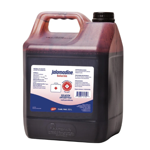 Isodine Solución Yodopovidona Galón 3.5LT Jaloma