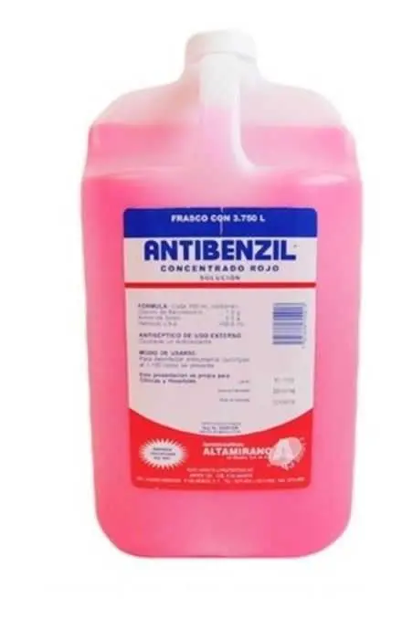 [7501626700013] Antibenzil Concentrado Rojo Galon (cloruro De Benzalconio 1%) 3.750 LITROS